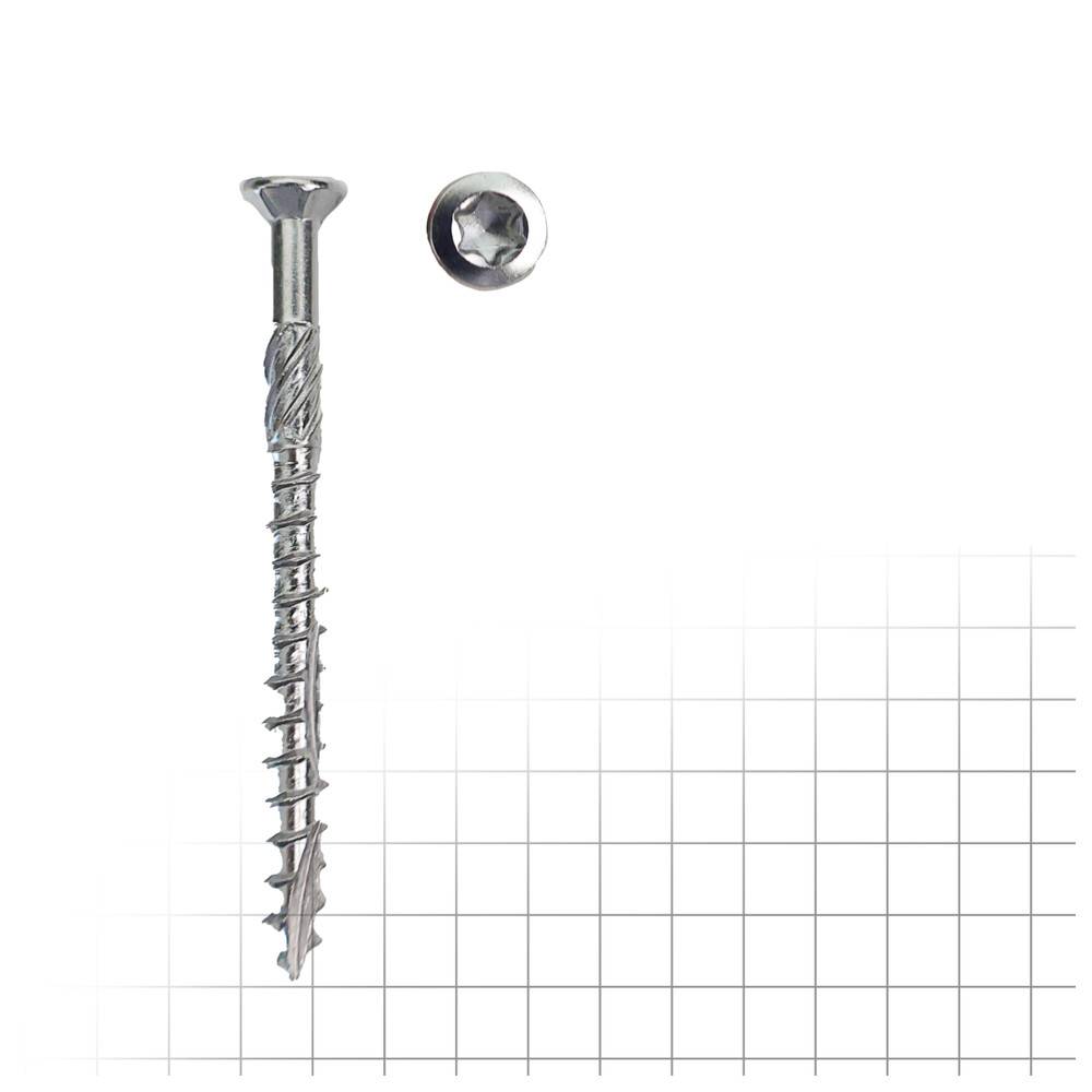 Sanpro Terrassenschraube aus Edelstahl mit Torx Kopf, Größe 5 x 40 mm, Anzahl 100 Stück