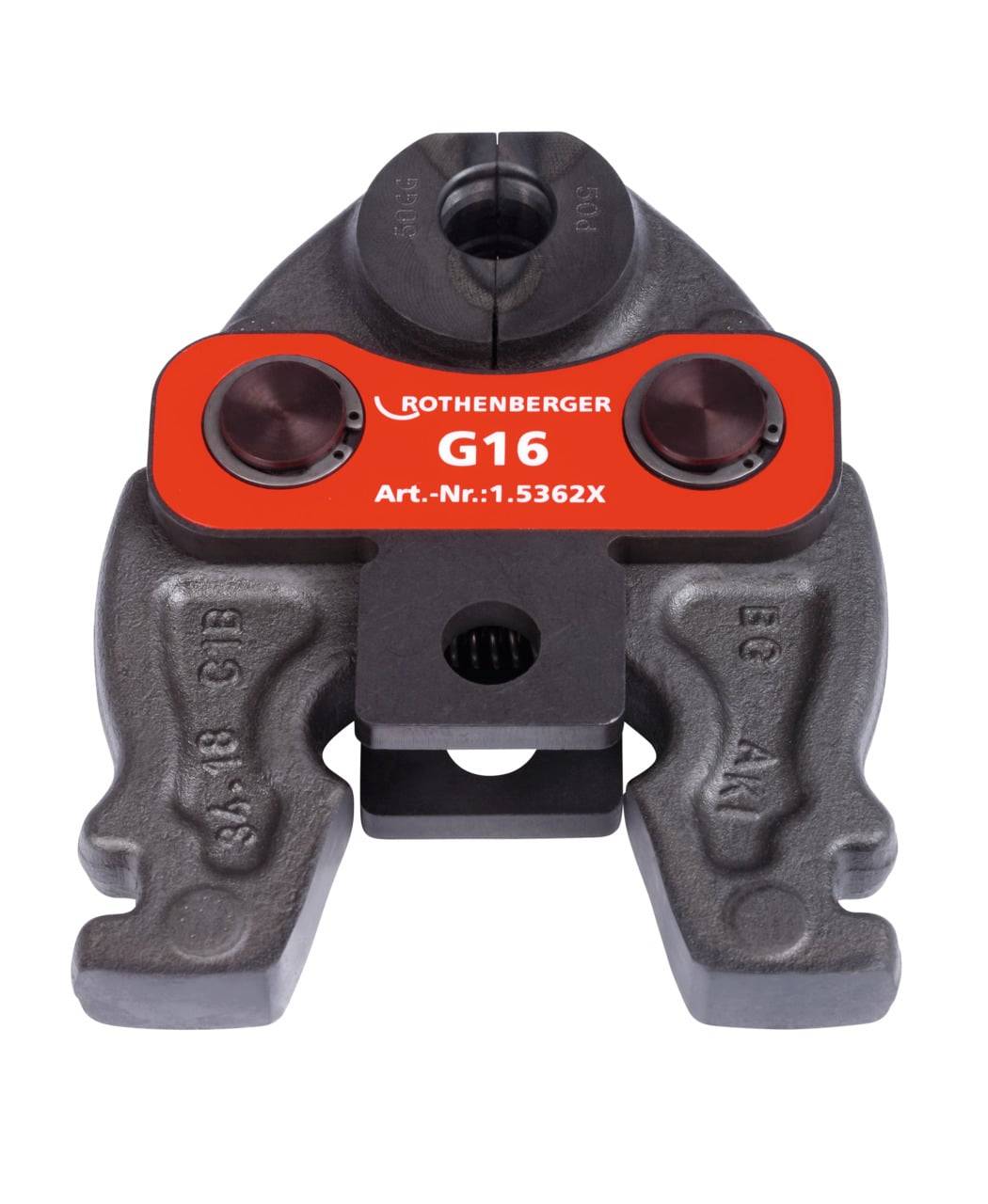 Rothenberger G16 Presszange, Modellnummer 1.5362X, entwickelt für sichere Rohranschlüsse.