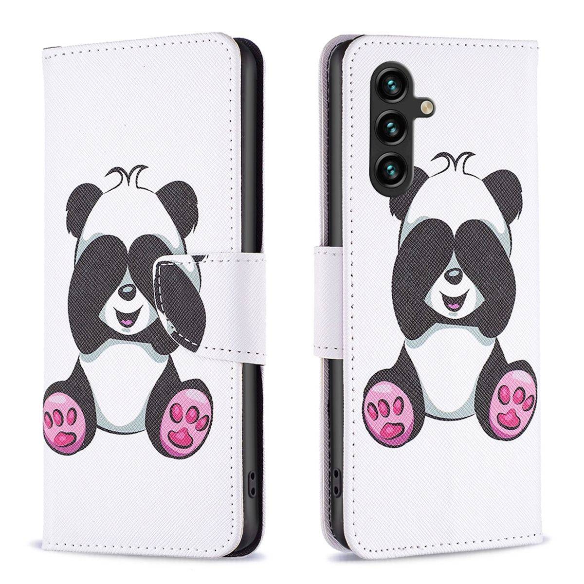Für Samsung Galaxy A15 Kunstleder Handy Tasche Hülle Book Motiv 3 Case