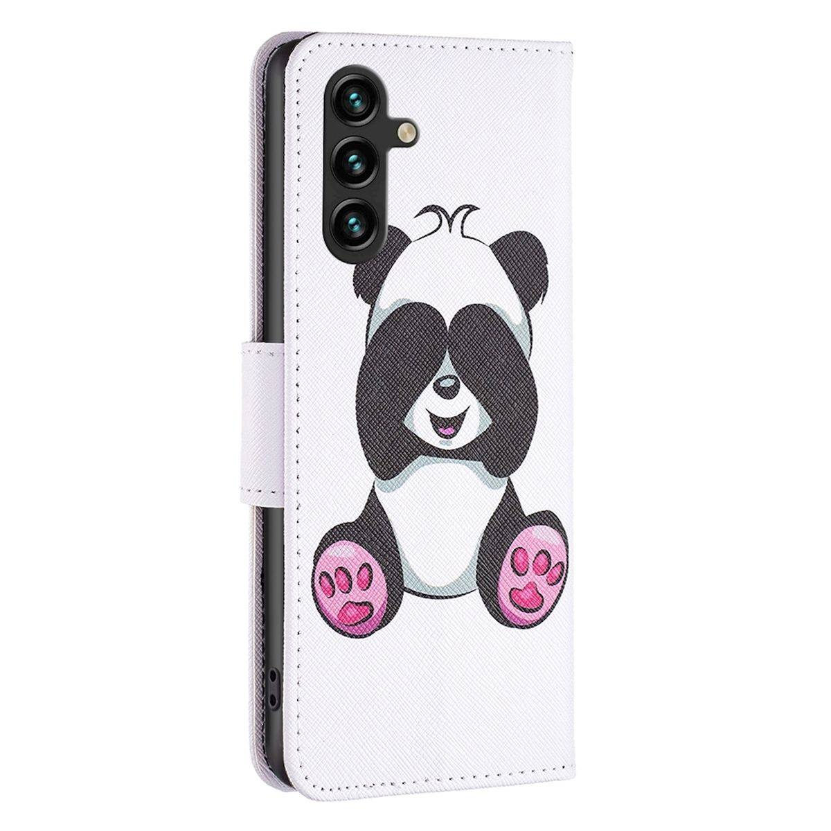 Für Samsung Galaxy A15 Kunstleder Handy Tasche Hülle Book Motiv 3 Case