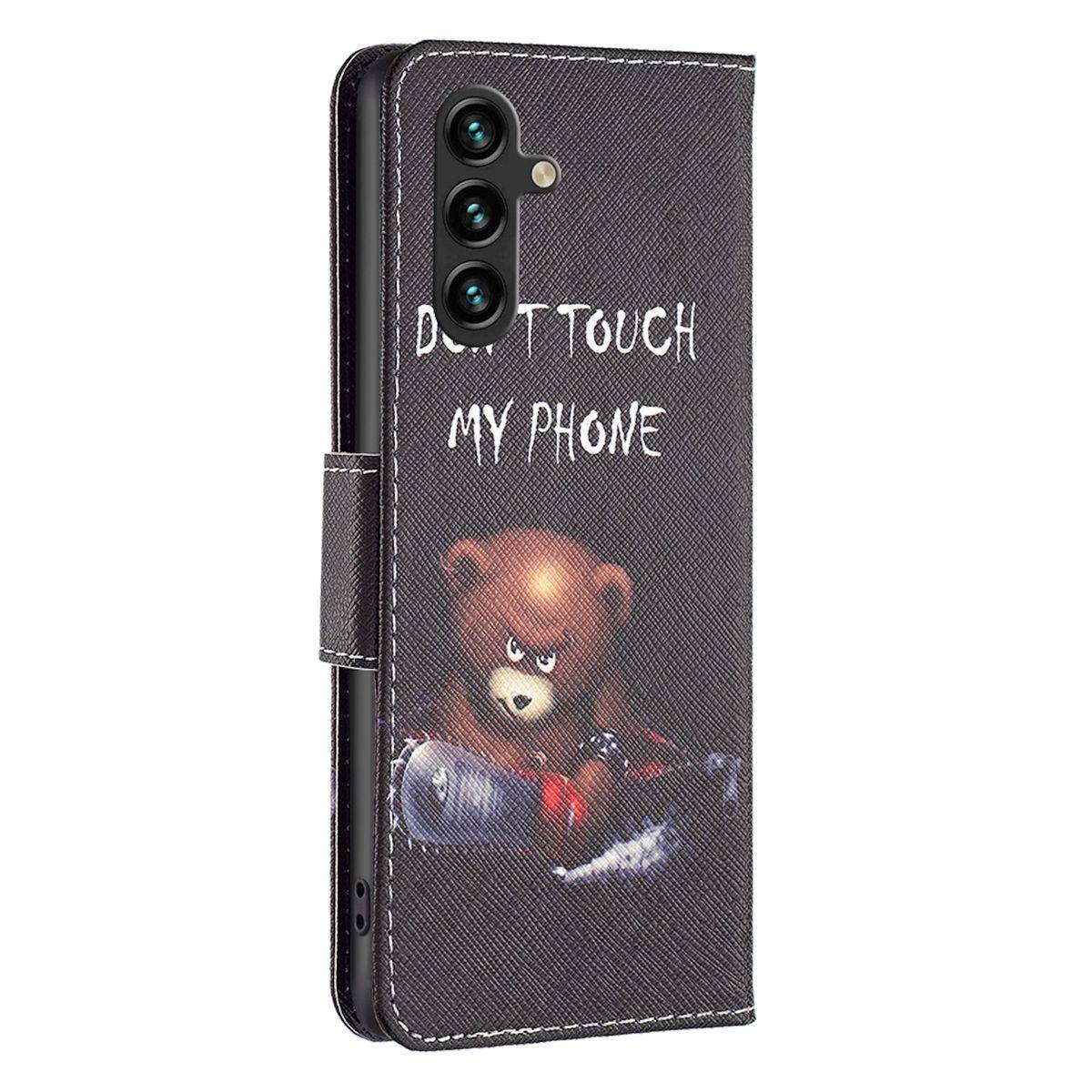 Für Samsung Galaxy A15 Kunstleder Handy Tasche Hülle Book Motiv 6 Case