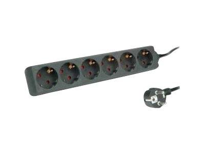 ROLINE 6fach Steckdosenleiste ohne Schal Peripheriegeräte & Zubehör Stromschutz &