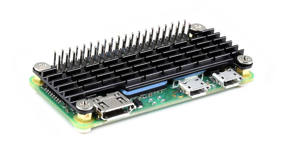 WaveShare Dedicated Aluminum Heatsink for Raspberry Pi Zero / Zero 2 W