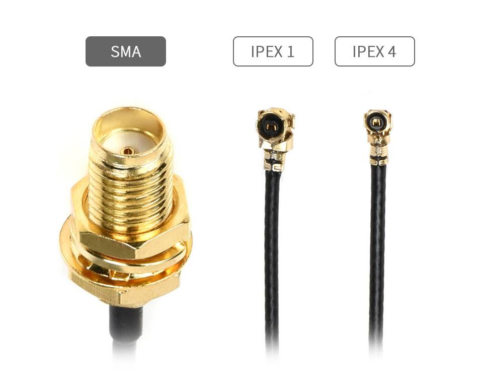 WaveShare SMA To IPEX1 RF Cable 15cm for Wireless Module