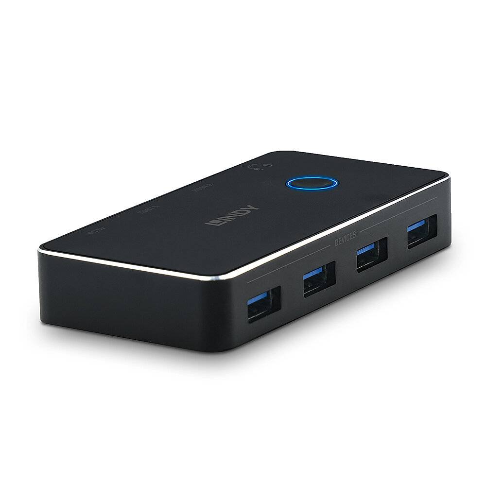 Lindy USB-Umschalter für die gemeinsame Nutzung von Peripheriegeräten