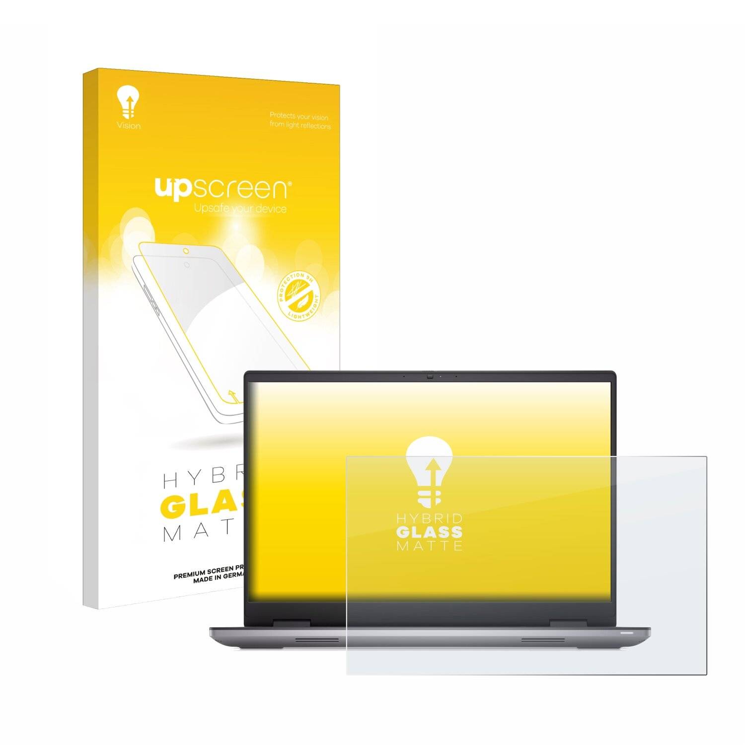 upscreen Hybrid Glas Matt Panzer-Folie für Dell Precision 7670