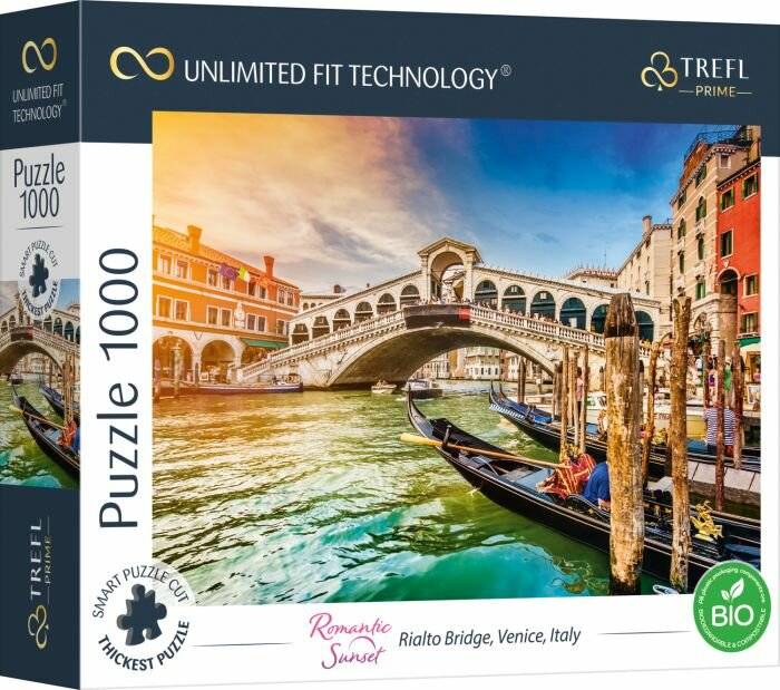 TREFL Puzzle UFT Cityscape: Rialto-Brücke, Venedig, Italien 1000 Stück