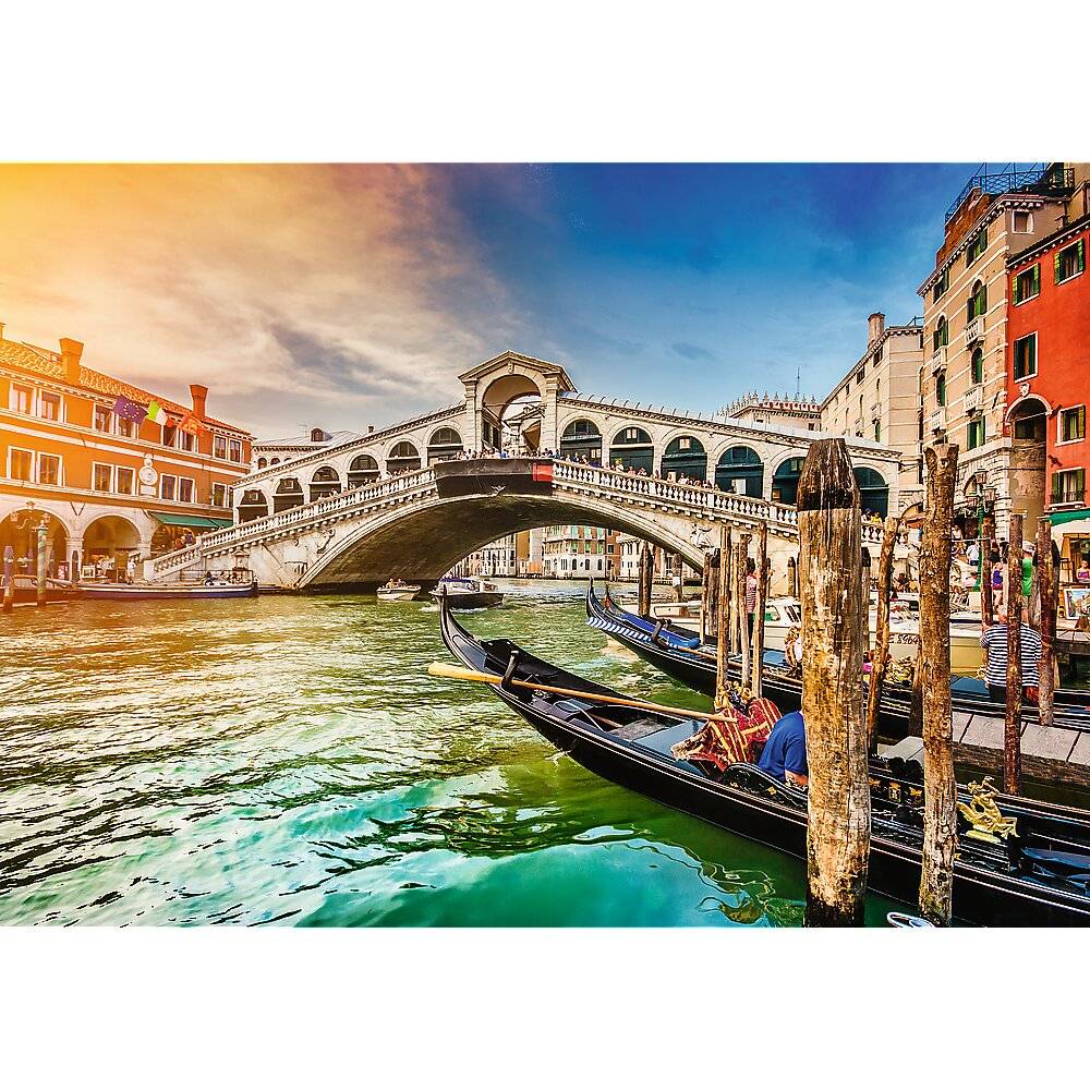 TREFL Puzzle UFT Cityscape: Rialto-Brücke, Venedig, Italien 1000 Stück