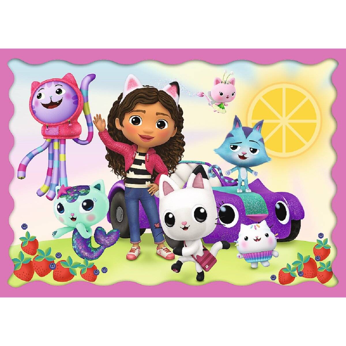 Gabby's Dollhouse 4-in-1 Puzzle Set – Vier zauberhafte Puzzles in einem