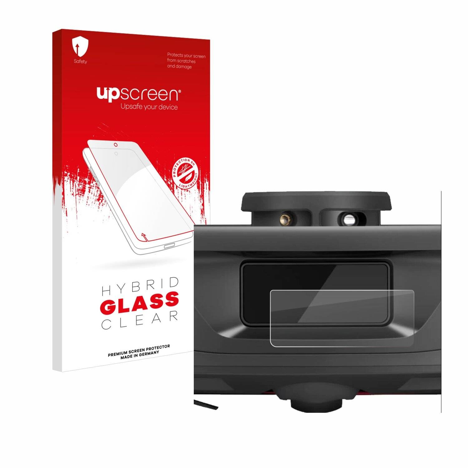 upscreen Hybrid Glas Panzer-Folie für Roborock Q Revo (NUR
