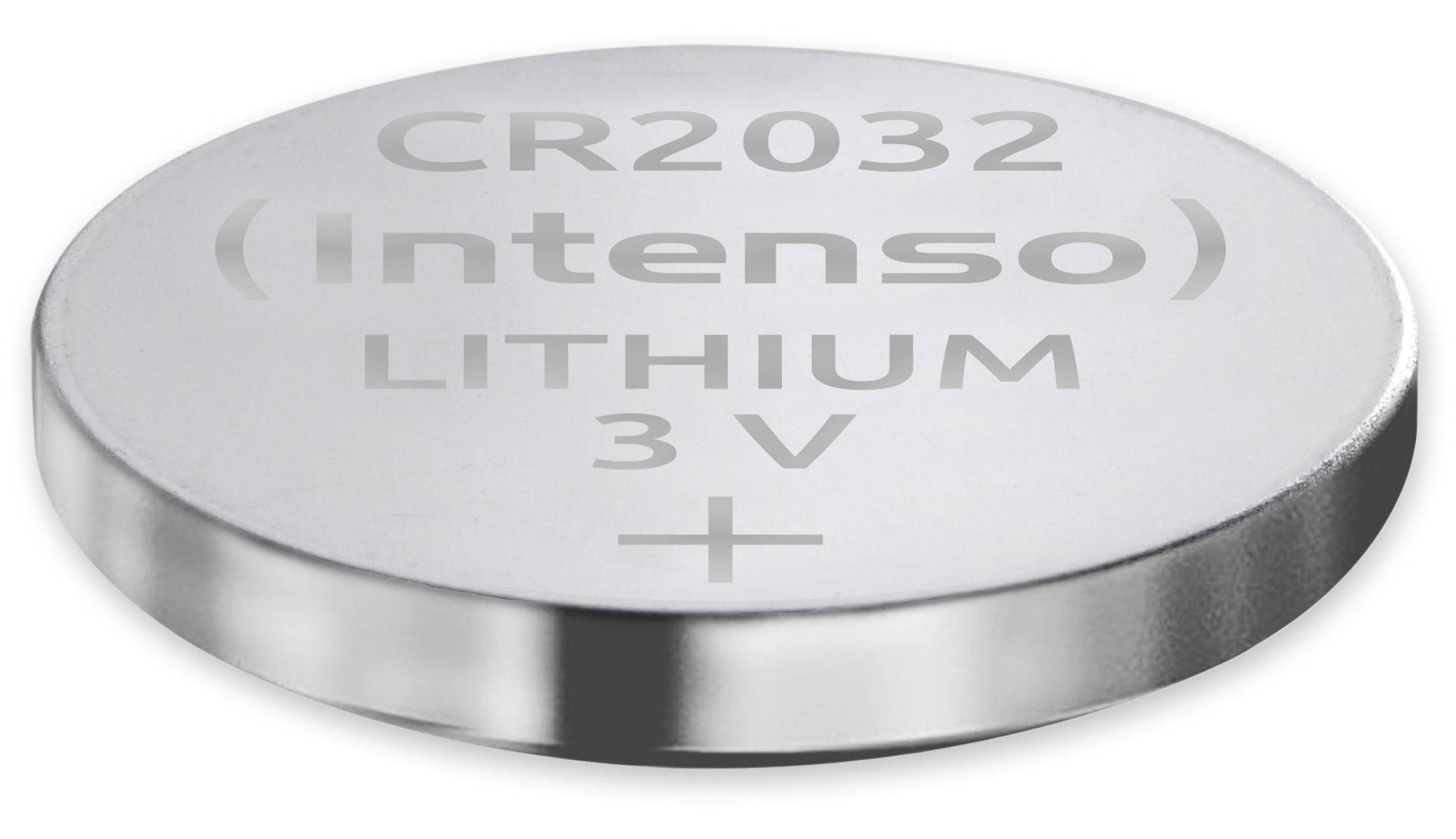 INTENSO Lithium-Knopfzelle CR2032, 6 Stück