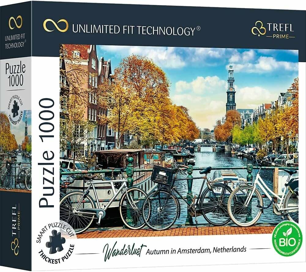 TREFL Puzzle UFT Wanderlust: Herbst in Amsterdam 1000 Teile