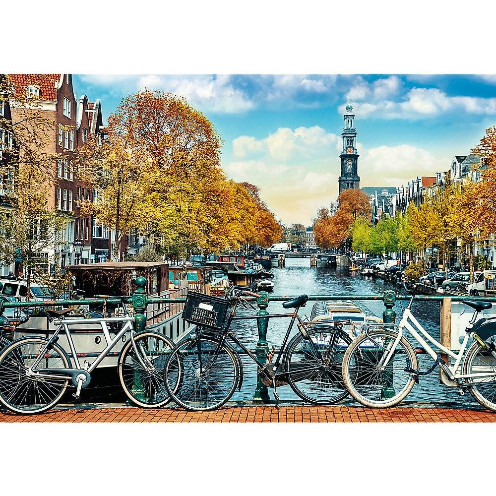 TREFL Puzzle UFT Wanderlust: Herbst in Amsterdam 1000 Teile
