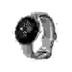 Google Pixel Watch 2 - Champagne Gold Aluminium - intelligente Uhr mit Active Armband - Flouroelastomer - Hazel - Bandgr