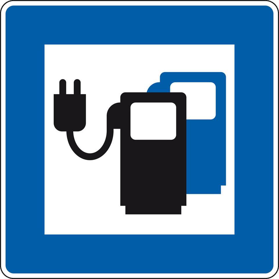 Verkehrszeichen Ladestation Elektrofahrzeuge, Nr.365-65, Aluminium RA0, 600x600mm, DIN 67520