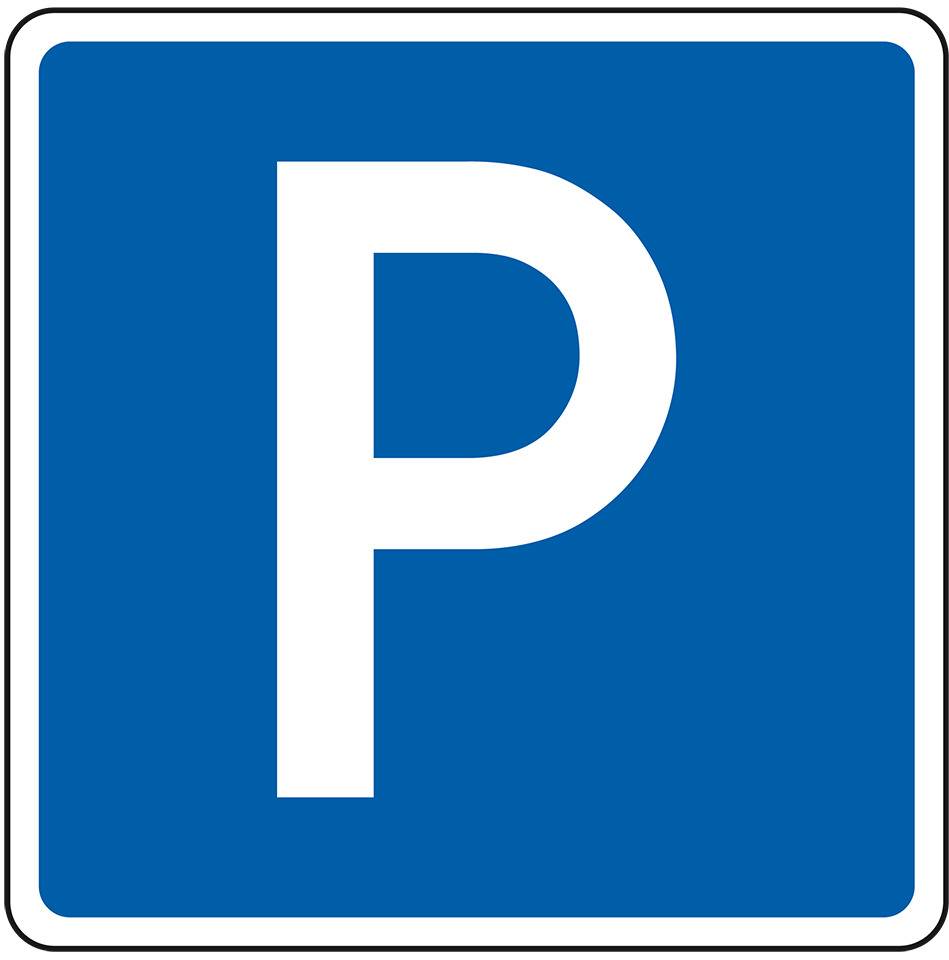 Parkplatzschild ohne Zusatztext, Aluminium RA0, reflektierend, 600x600mm, DIN 67520