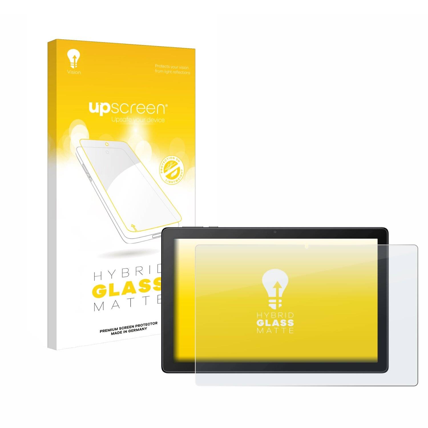 upscreen Hybrid Glas Matt Panzer-Folie für Alcatel 3T10