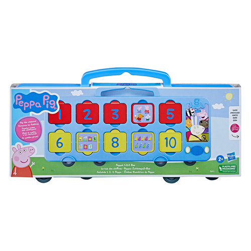 Hasbro Peppa Pig Peppas Zahlenspaß-Bus Lernspielzeug