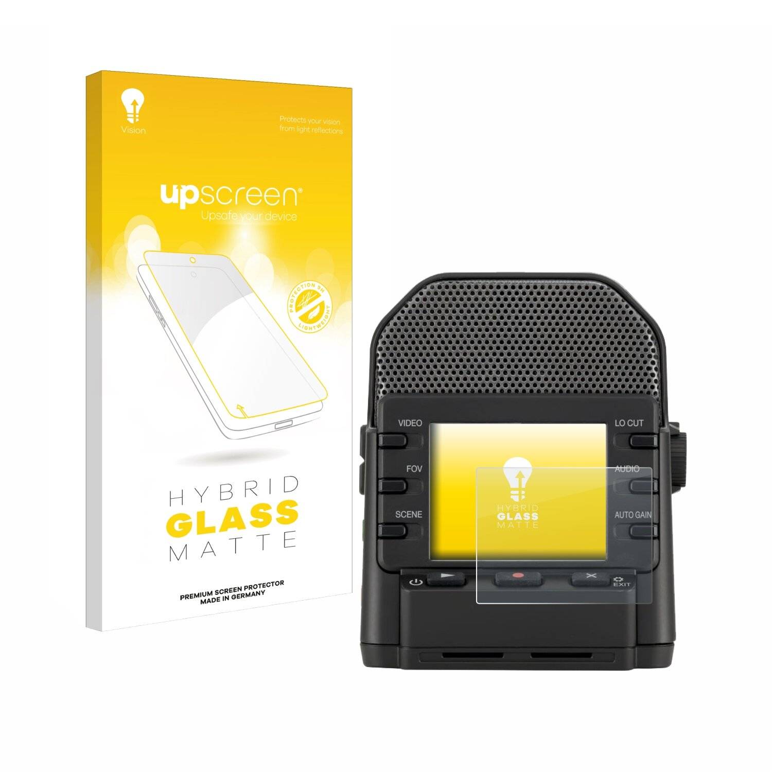 upscreen Hybrid Glas Matt Panzer-Folie für Zoom