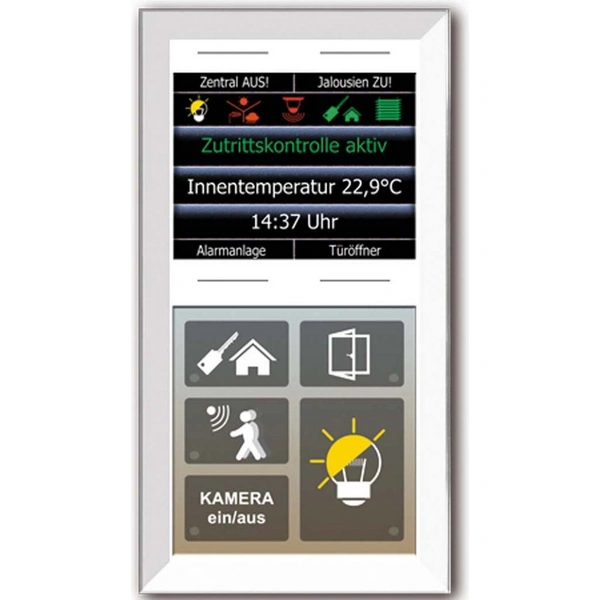 Issendorff Glas-Tastenfeld rahmenlos LCN - GTS10DW Issendorff Glas-Tastenfeld rahmenlos LCN - GTS10DW