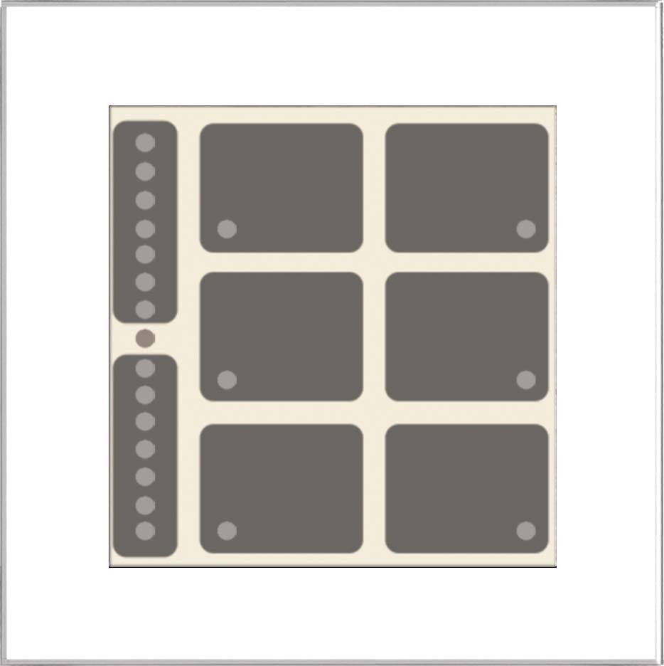 Issendorff Glas-Tastenfeld LCN - GT8W