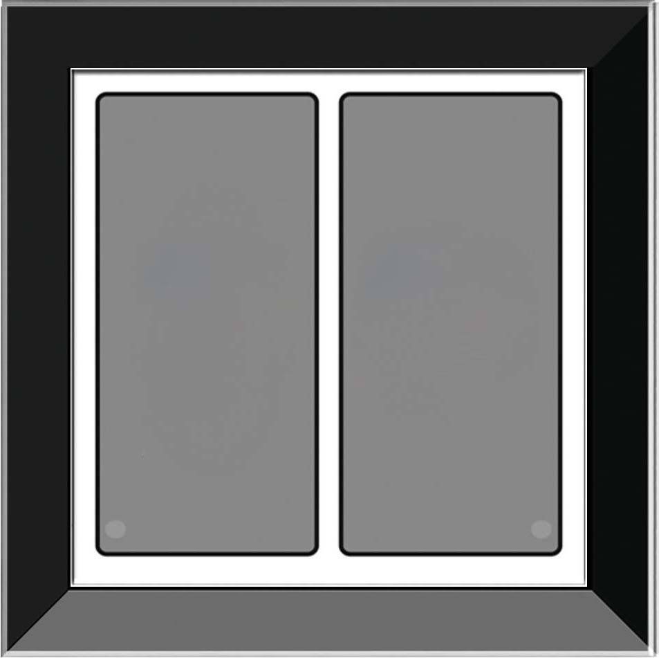 Issendorff Glas-Tastenfeld rahmenlos LCN - GTS2B