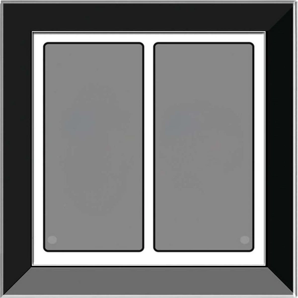 Issendorff Glas-Tastenfeld rahmenlos LCN - GTS2B Issendorff Glas-Tastenfeld rahmenlos LCN - GTS2B