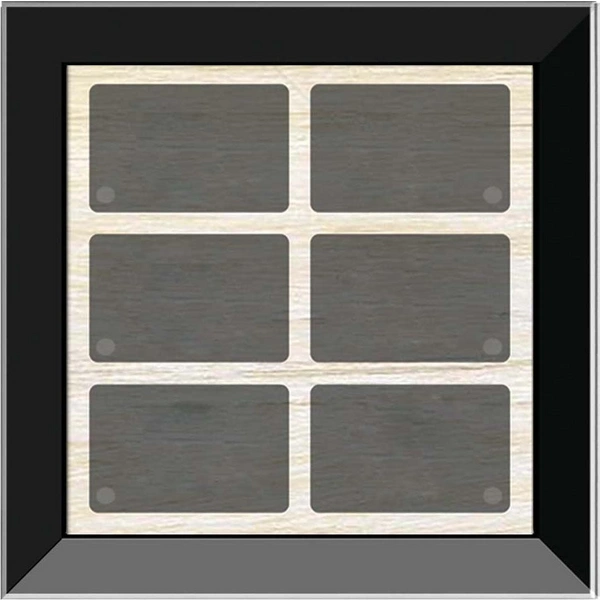 Issendorff Glas-Tastenfeld rahmenlos LCN - GTS6B Issendorff Glas-Tastenfeld rahmenlos LCN - GTS6B