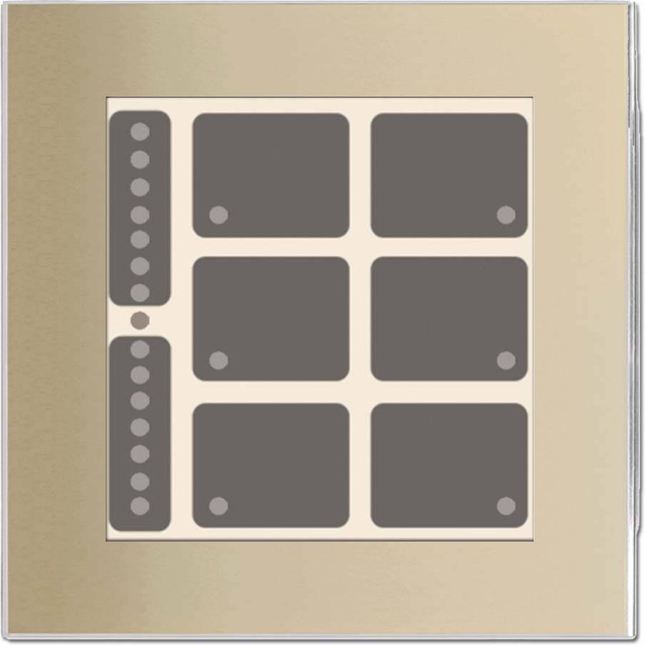 Issendorff Glas-Tastenfeld rahmenlos LCN - GT8C