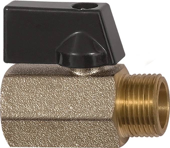 Mini-Kugelhahn VALVE LINE 6mm 1/4 IG/AG DN 8mm RIEGLER