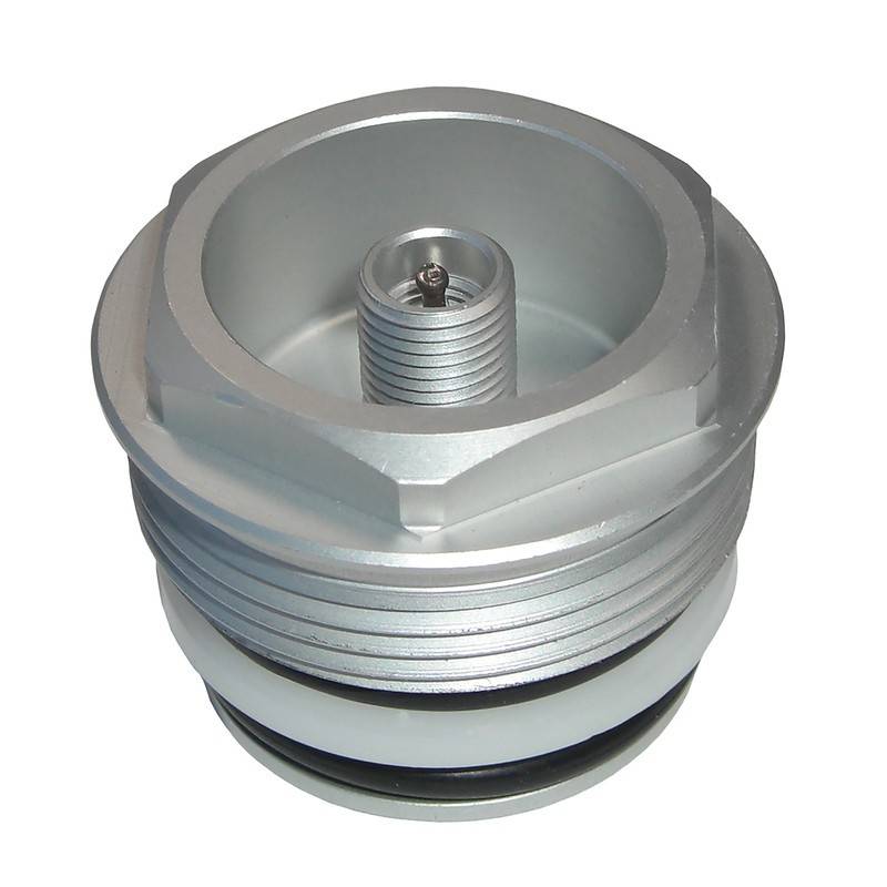 SR Suntour FKE075-47 Einstellkappe für SF18 XCR34-LOR Air, silber