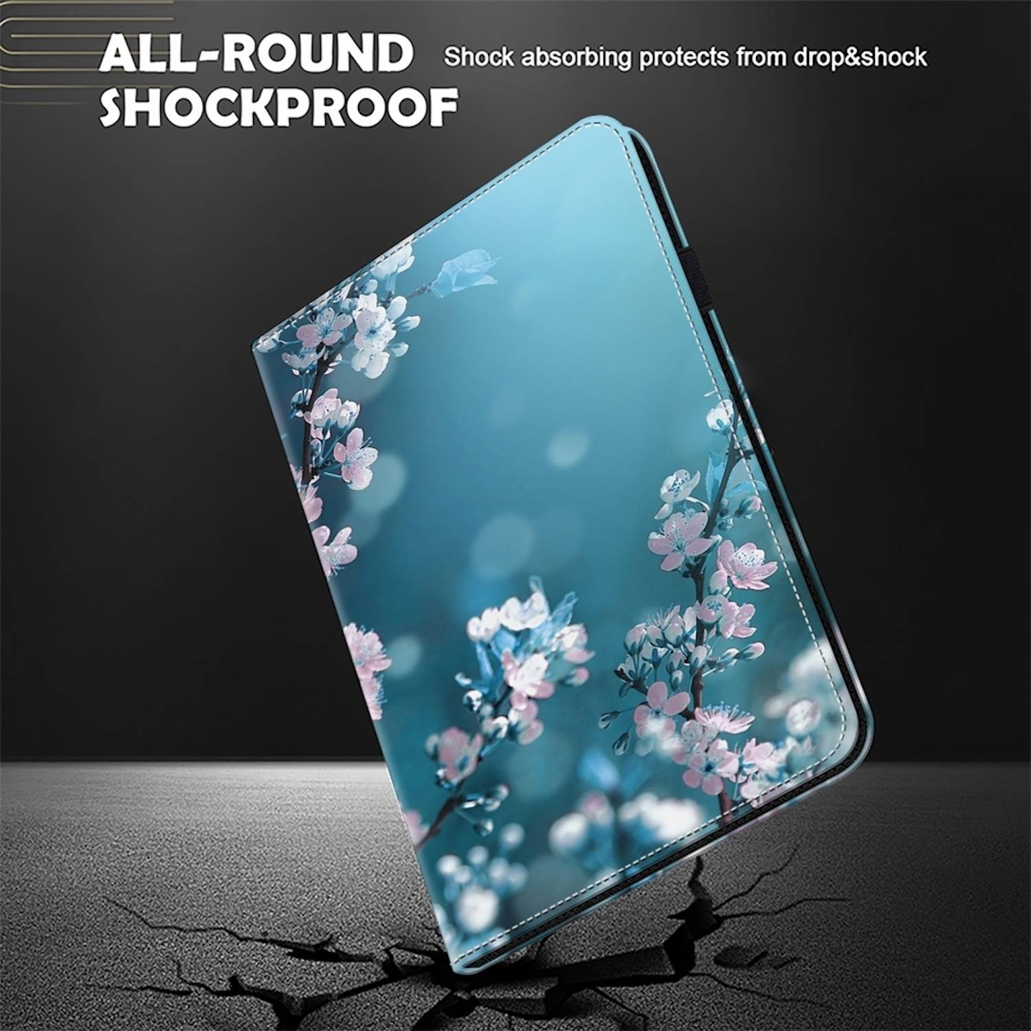 Für Samsung Galaxy Tab S10 Plus / S9 Plus FE Plus Kunstleder Tasche Case/