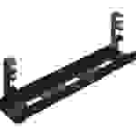 InLine® Kabelführungssystem für Untertisch-Montage mit Schraubklemmen, schwarz Halterungen / /