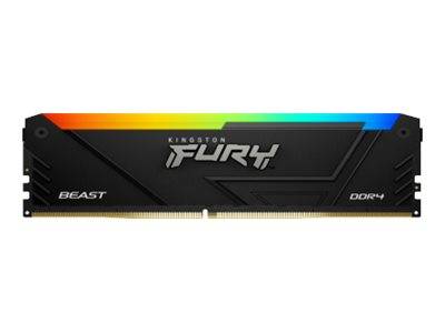 DDR4 32GB PC 3200 CL16 Kingston KIT (2x16GB) FURY Beast RGB retail Multimedia-Technik Speichermodule