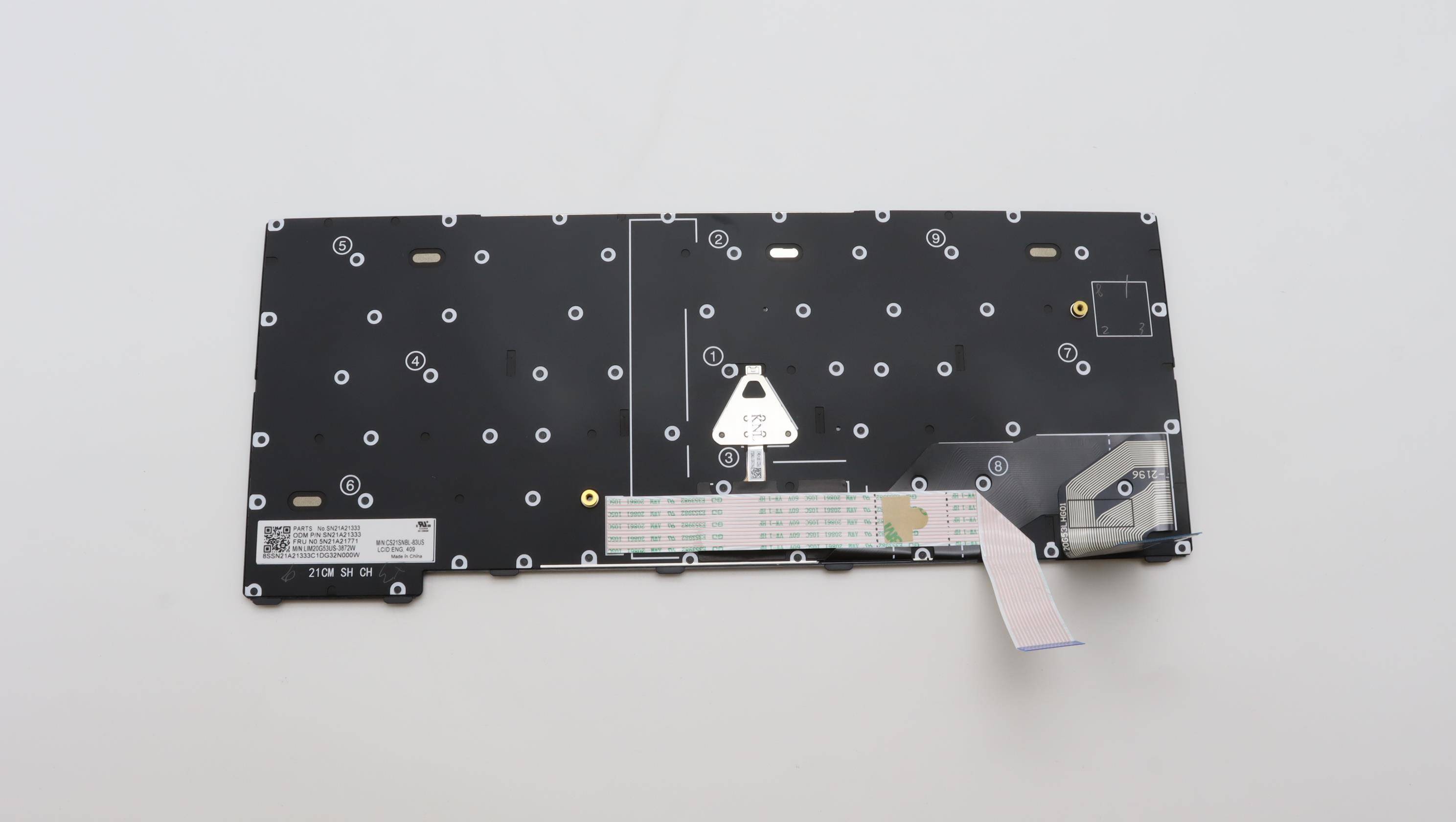 Tastatur X13 G2 DE - BL