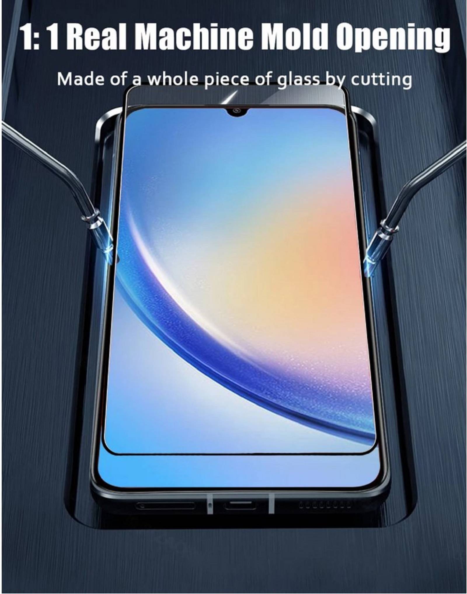 1x Blickschutz 9H Panzerhartglas für Samsung Galaxy S23 FE Sichtschutz echtes Tempered Panzerglas Displayschutz Schutzglas Screen Protector