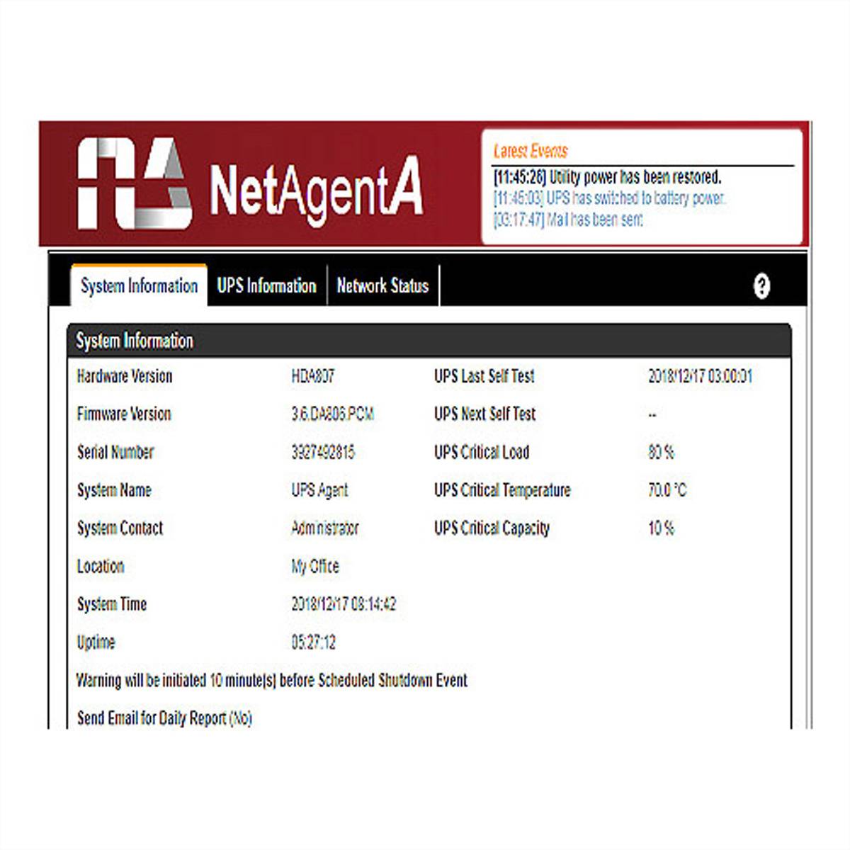 ROLINE LineSecure III Web/SNMP Card, intern, Slot Card, 1GB/s
