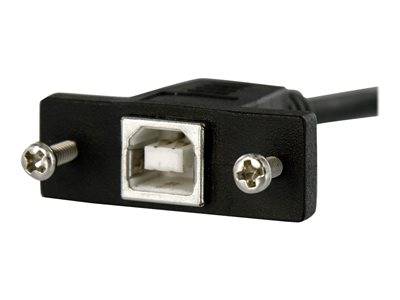STARTECH 90cm Panel Mount USB Cable B-B Peripheriegeräte & Zubehör Kabel & Adapter - USB &