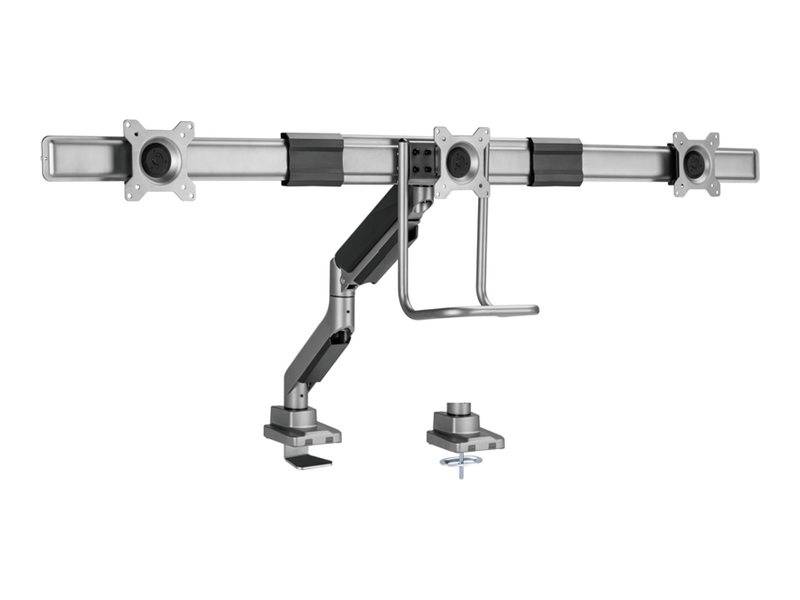 equip - Befestigungskit (Kabeldurchführungsklemme, Schrauben, Klemmhalterung) - Gasfeder - für 3 LCD-Displays/ Curved LC