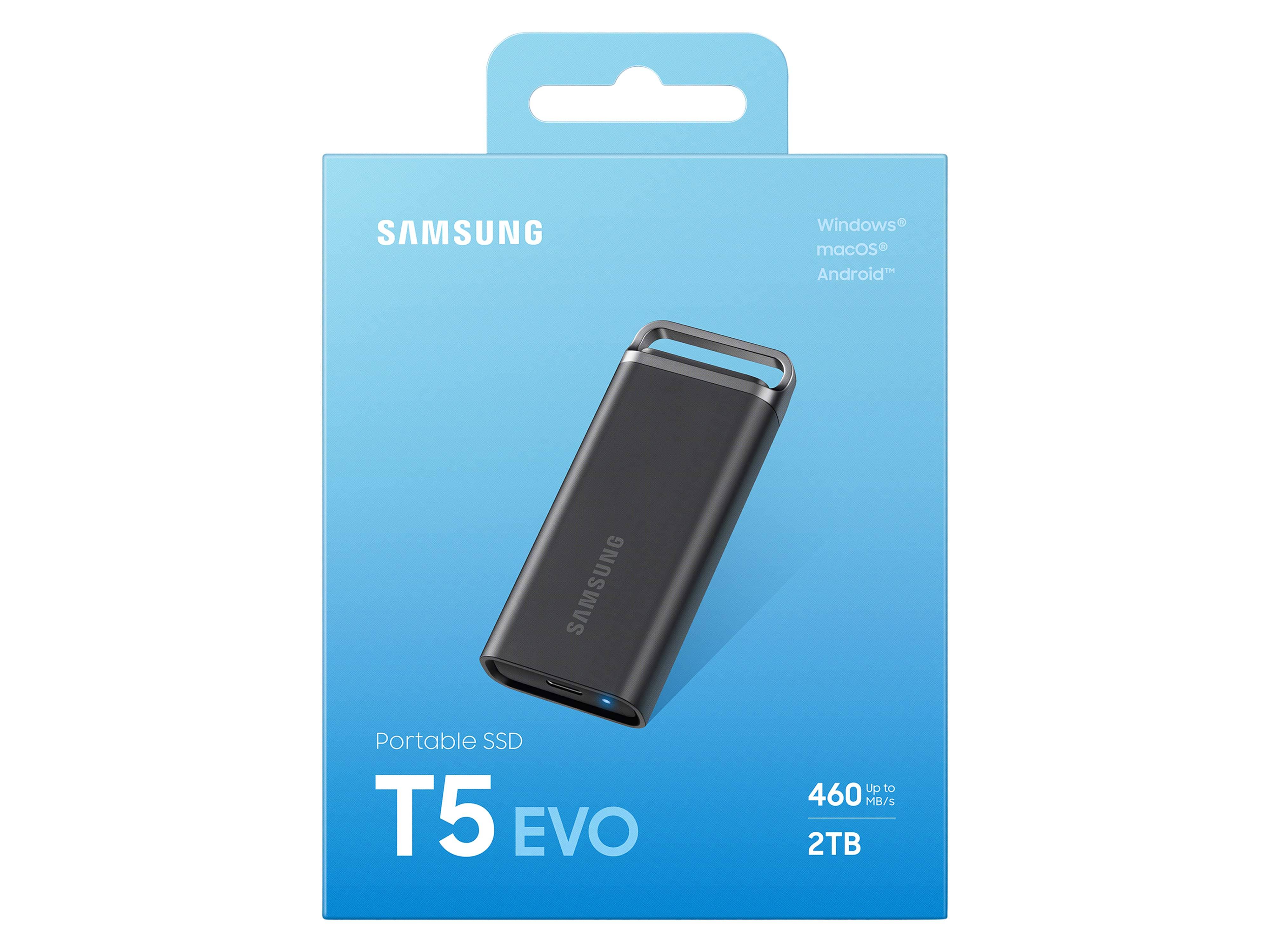Samsung T5 Evo MU-PH2T0S - SSD - verschlüsselt - 2 TB - extern (tragbar)
