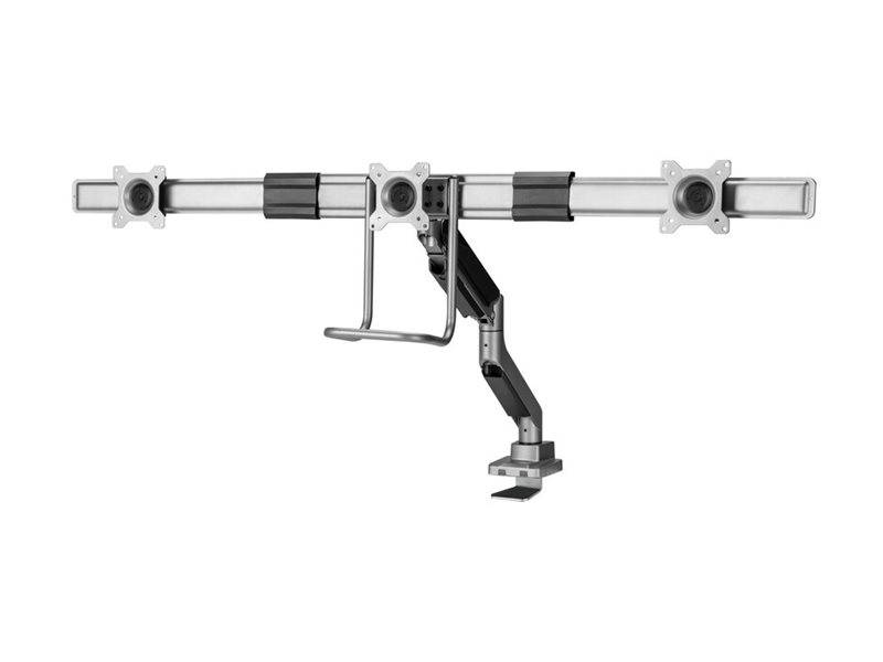 equip - Befestigungskit (CPU-Halterung, Tastatur-Tablett, Wandmontagehalterung) - Gasfeder - für LCD-Display / Curved LC