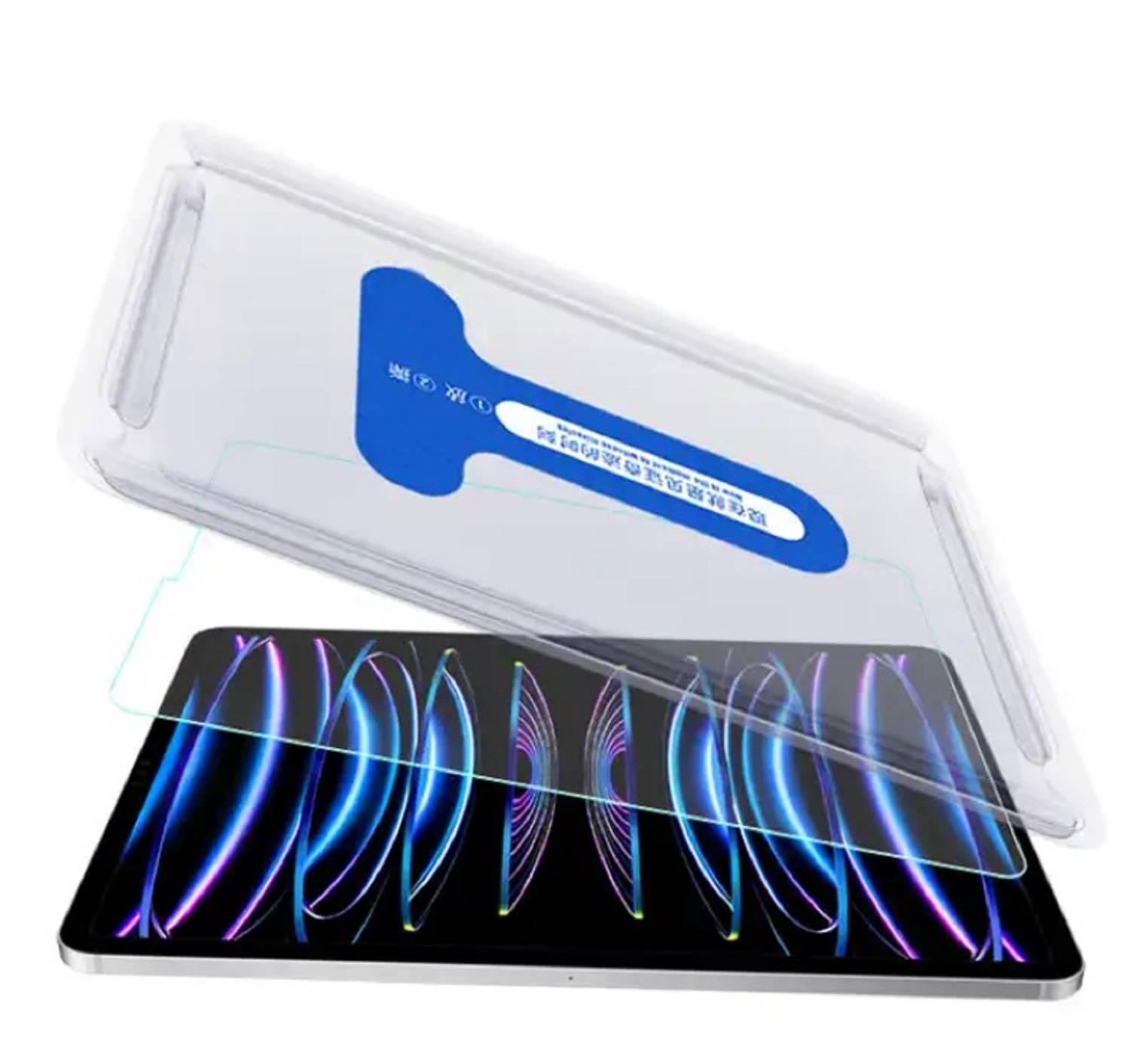3x 9H Panzerhartglas für iPad Pro 11 10.9 (2018-2019-2020-2021-2022) 3D KLAR Displayglas Schutzglas Displayschutz ECHTES Tempered Panzerglas Montage