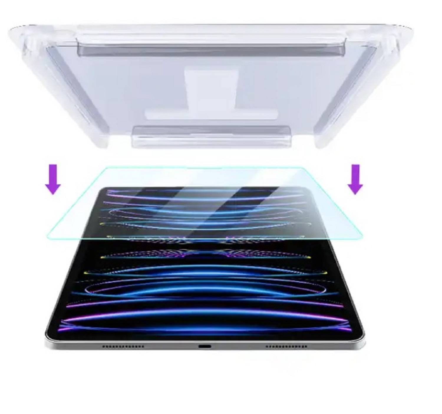 Kopie von 1x 9H Panzerhartglas für iPad Pro 11 10.9 (2018-2019-2020-2021-2022) 3D KLAR Displayglas Schutzglas Displayschutz ECHTES Tempered Panzergl