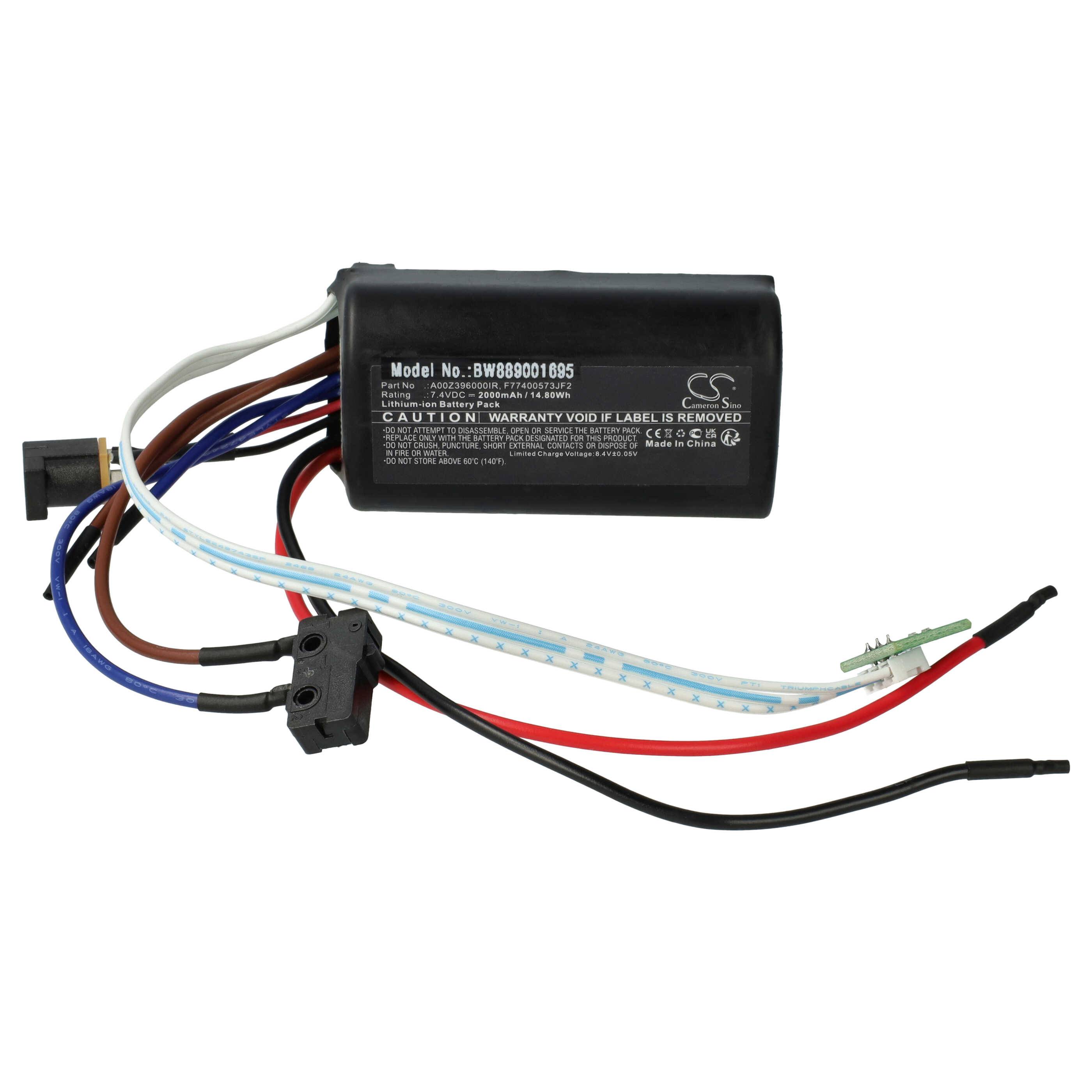 vhbw Akku kompatibel mit AL-KO Multicutter GS 7.2 Li (2000mAh, 7,4V, Li-Ion)