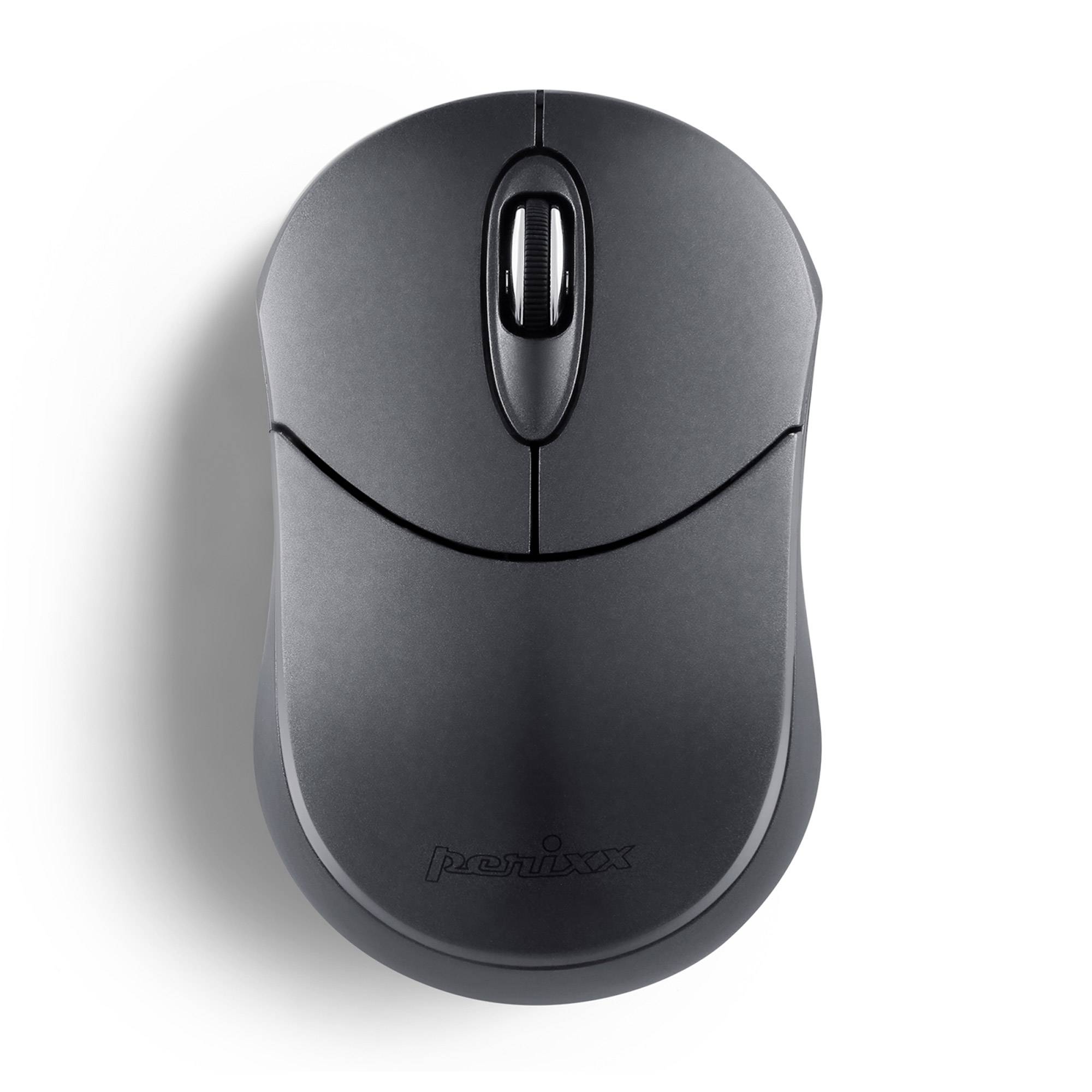 PERIXX - PERIMICE-802IN Maus Beidhändig RF Wireless+ Bluetooth Optisch 1000 DPI - Maus - 1.000 dpi