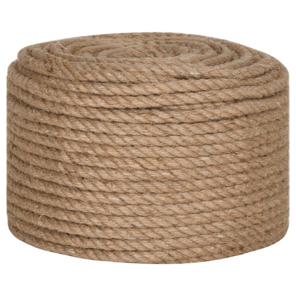vidaXL Seil 100% Jute 14 mm 100 m