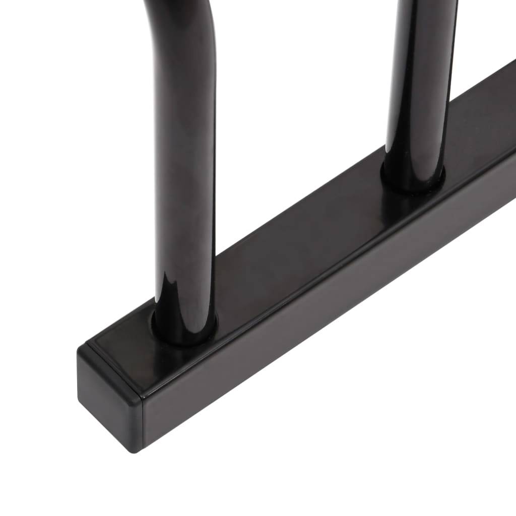 vidaXL Fahrradständer für 5 Fahrräder Schwarz Stahl