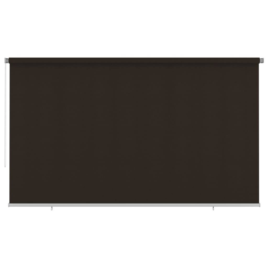 vidaXL Außenrollo 400x230 cm Braun HDPE