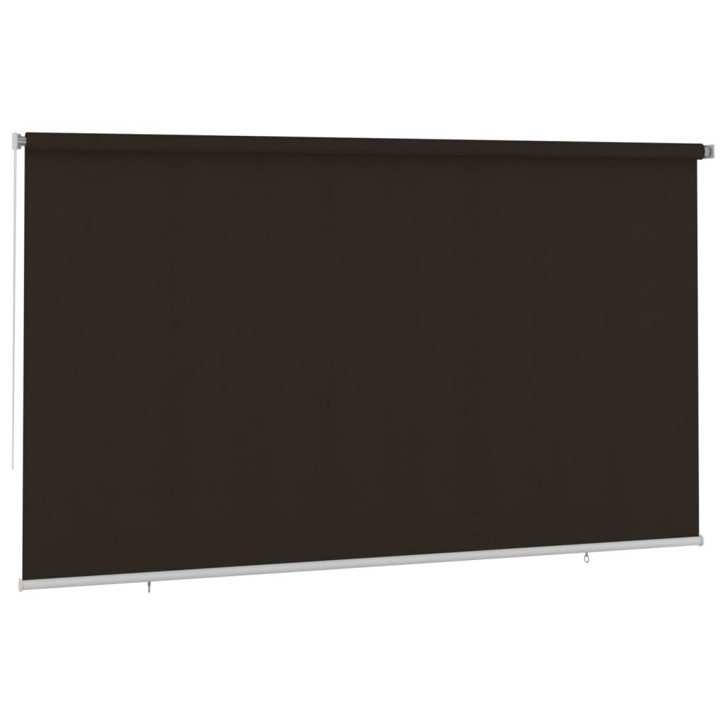 vidaXL Außenrollo 400x230 cm Braun HDPE