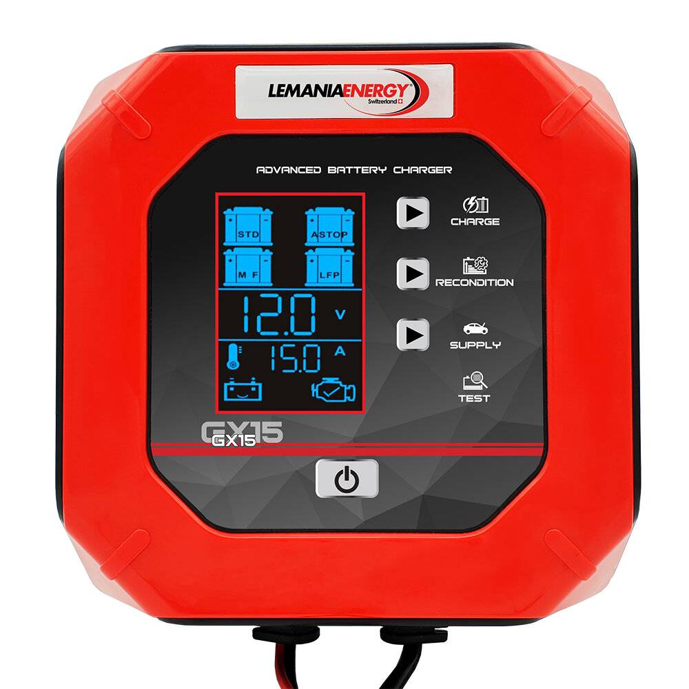 GX15 Smart Ladegerät 12V/24V - Ladegeräte